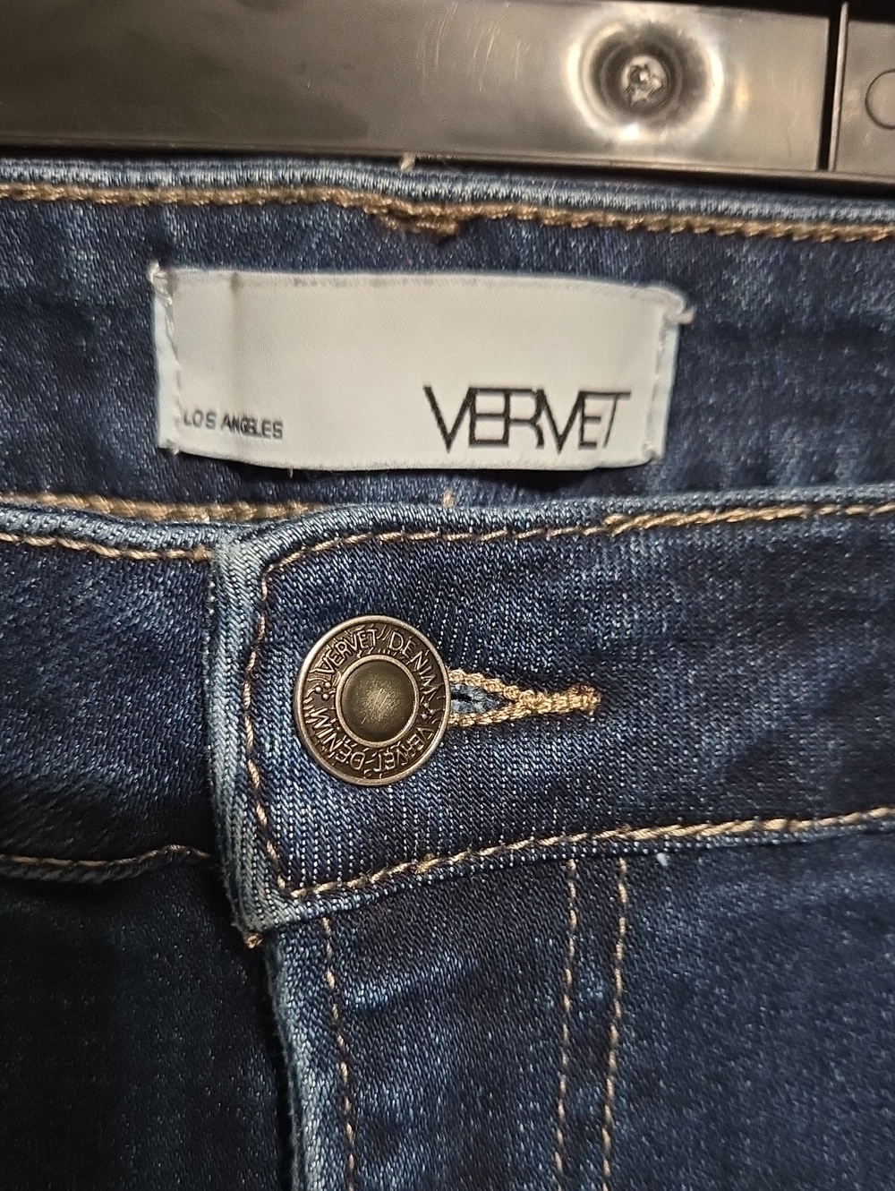 Vervet Los Angeles High-Rise Dark Blue Women's Jeans